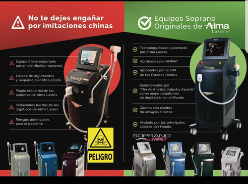 Imagen 3 de 4 de Alquiler Soprano Alma Original Depilacion Laser-venus Legacy