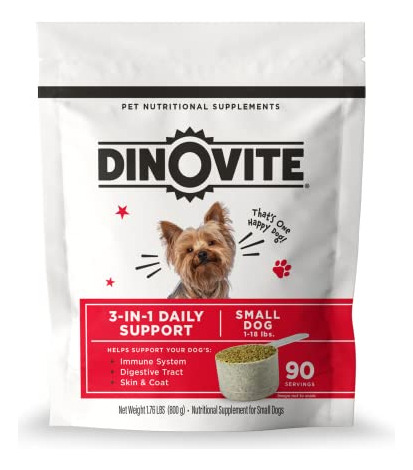 Suplemento Probiótico Dinovite Para Perros - Omega 3 N9g49