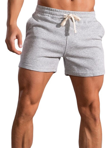 Shorts Hombre Deportivos Gimnasio Liso Bermuda Moda Art.13