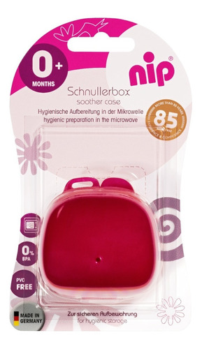 Caja Porta Chupete Y Esterilizador,  Fucsia,  Nip