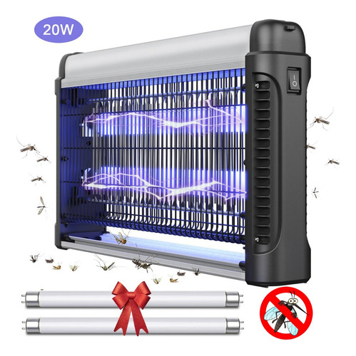 Lámpara Mosquitos Mata Killer Eléctrico Portatil Luz Uv 20w