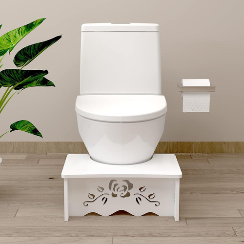 Taburete De Baño Amazerbath Taburete De Bambú Para Inodoro D