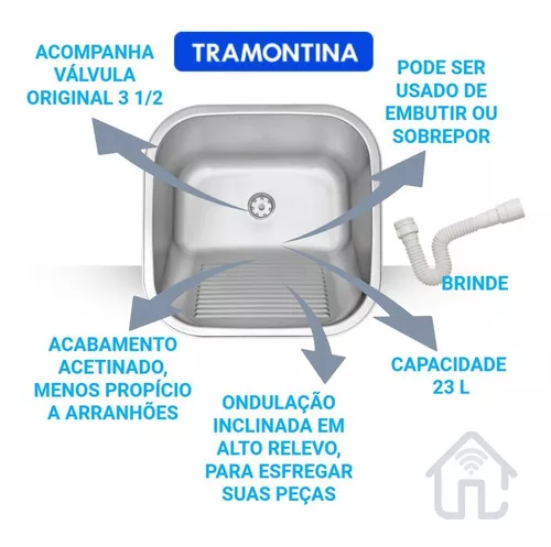 Terceira imagem para pesquisa de tanque tramontina 40x40