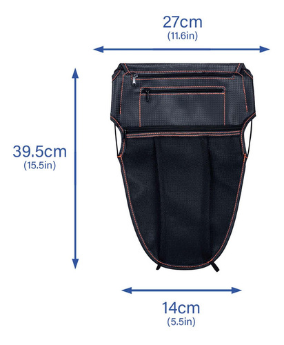 Motocicleta Debajo Del Asiento Bolsa Scooter Debajo Grande