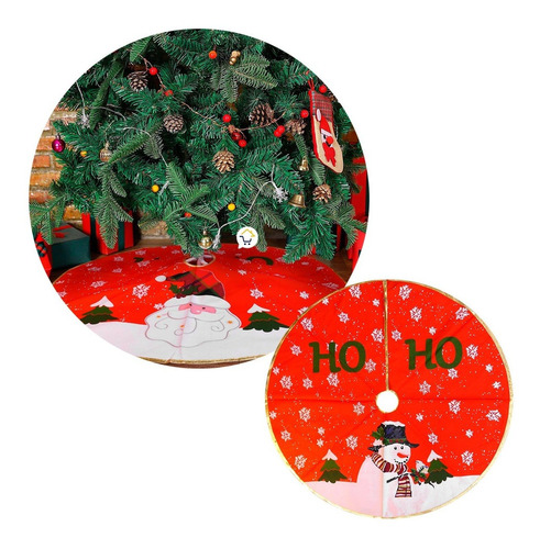 Pie De Árbol Grande Navideño 86cm Decoración Tapetejh19ht989