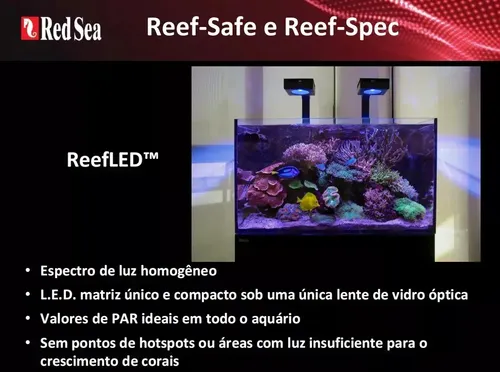 Luminaria Led Red Sea Reefled 90 (90w) + Suporte | Parcelamento