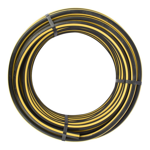 Tubo/manguera 3/8 Semi Flexible Para Gas 50 Metros Coflex Color Negro/amarillo