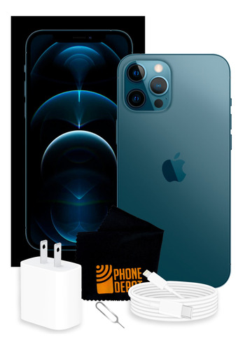Apple iPhone 12 Pro Max 128 Gb Azul Pacífico Con Caja Original  (Reacondicionado)