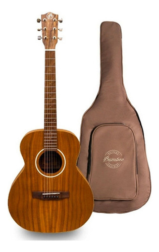 Bamboo Ga-38-koa Guitarra Acústica Cuerpo De Koa Con Funda Color Marrón Orientación de la mano Diestro