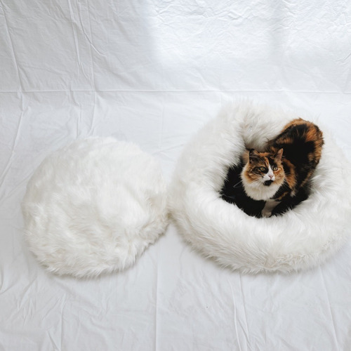 Imagen 3 de 4 de Cama Para Gatos Peluche