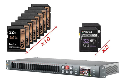 Duplicador 4k Blackmagic Design Codificação H.265 Tempo Real
