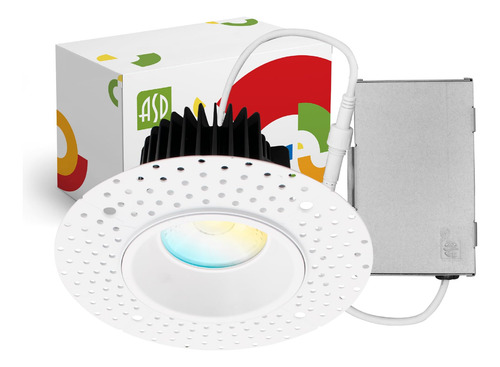 Asd Iluminación Led Empotrada Trimless De 4 Pulgadas 15 W