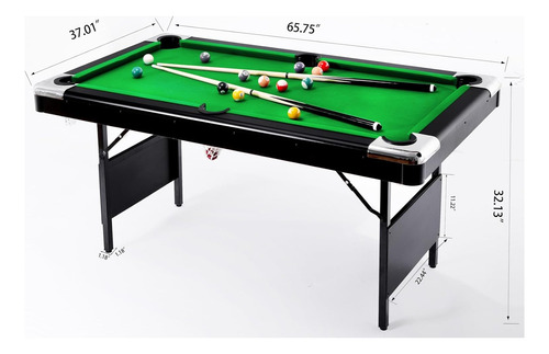 Mesa De Billar, Mesa De Billar De 5.5 Pies, Mesa De Billar P