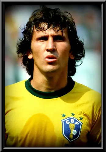 Quadro Decorativo Zico Seleção Brasileira 42x29cm | MercadoLivre