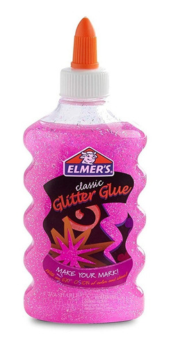 Cascola Elmer's Con Glitter Colores Para Hacer Slime Febo