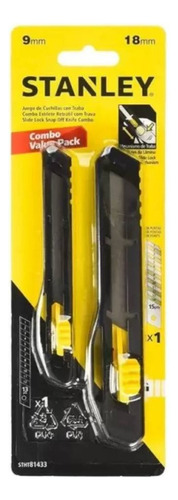 Cutter Juego Cuchillas 9 Y 18mm Stht81433-840 Stanley