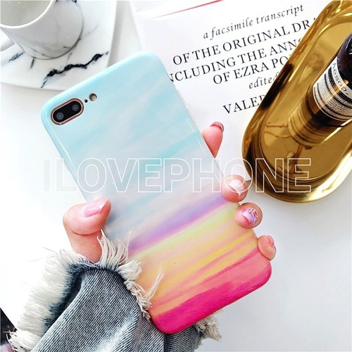 Funda Abstract Para iPhone 12 11 Pro Max Xr Xs X 8 7 Plus Se