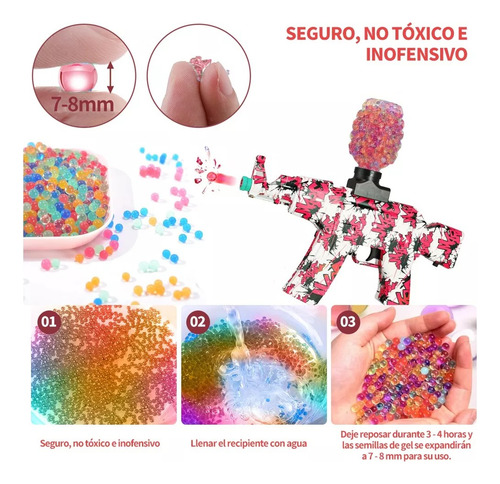 400000 Balas Hidrogel Bolas Gel Bolitas 7-8mm Para Pistola