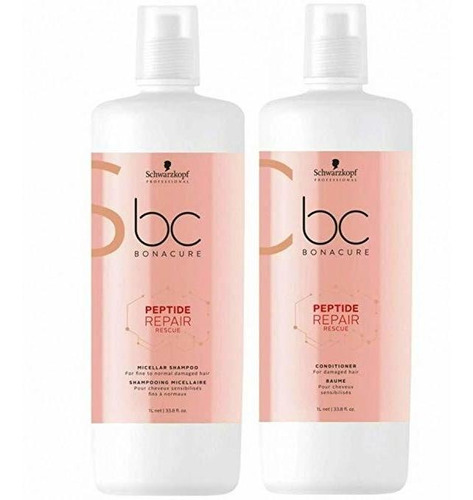 Schwarzkopf Bonacure Repair Rescue Shampoo Y Acondicionador 