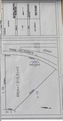 Imagem 4 de 5 de Terreno À Venda, 1516 M² Por R$ 478.000,00 - Parque Da Fazenda - Itatiba/sp - Te0027
