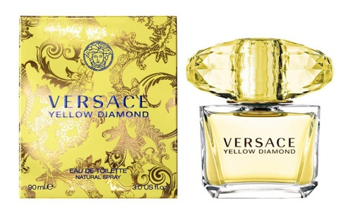 Imagen 1 de 3 de Perfume Yellow Diamond Para Mujer De Versace Edt 90ml