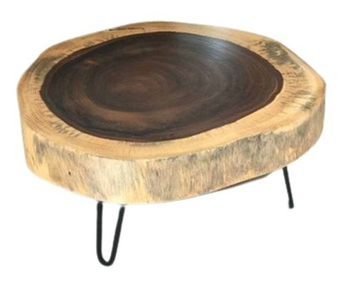 P/mesa De Centro Madera Parota/huanacaxtle 10x68cm  (rodaja)