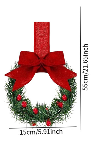 2025 6 Guirnaldas Navideñas Con Lazo For Colgar En La