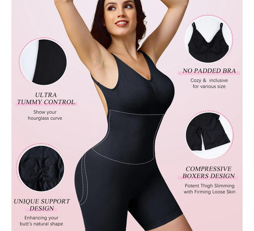 Shapewear Para Mujer Body Entrenador De Cintura Simple Sin
