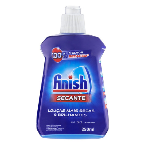 Imagem 1 de 1 de Detergente para lava-louças Finish em frasco 250 mL