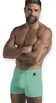 Comprar Boxer Hombre Algodon Y Lycra Liso Con Collareta Bakhou 2005
