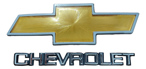 Kit Emblemas Chevrolet Npr Nhr Nkr Borde Gris