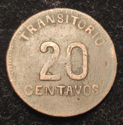Moneda 20 Centavos 1915, Transitorio Brigada Fco. Y Madero