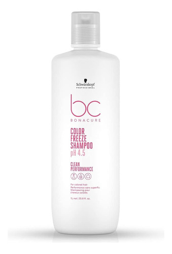 Shampoo Bc Schwarzkopf Color Freeze  Ph 4.5 1000ml