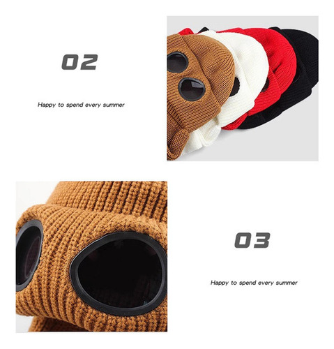 Bufanda De Gorro De Punto Cálido De Invierno Gorro De Bufand