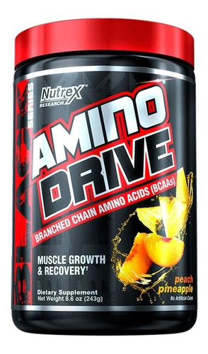 Amino Drive Bcaa 258 Gramos Nutrex Potente Post Entreno Usa