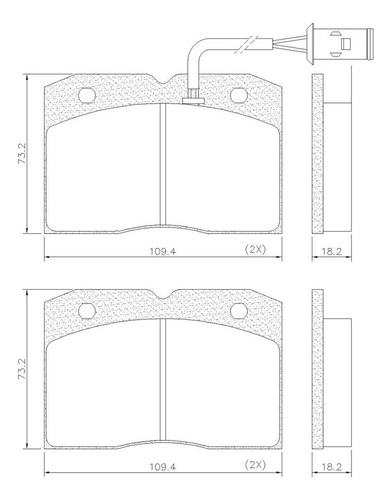 Pastillas De Freno Frasle Para Iveco Daily 35.10 1990/ Del.