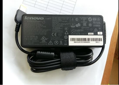 Adaptador Lenovo Rectangular 90 W 3p Negro
