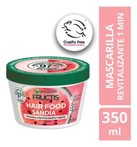 Tratamiento Hair Food Máscara Revitalizante Fructis 350ml