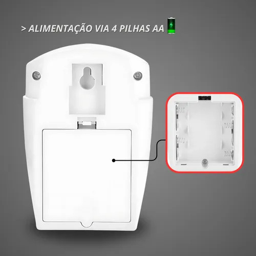Kit Alarme Residencial Sem Fio Com Sensor E Controles