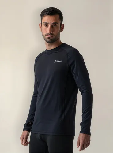 Polera Tilki Primera Capa Hareket Negra Tenis Padel