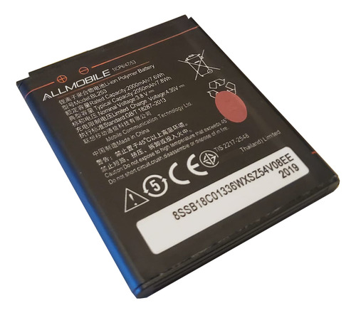 Pila Bateria Li-ion Ion 3.8v 2000 Mah Len Bl253 E/g