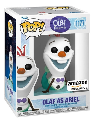 Funko Pop Olaf Es Ariel Disney La Sirenita Frozen