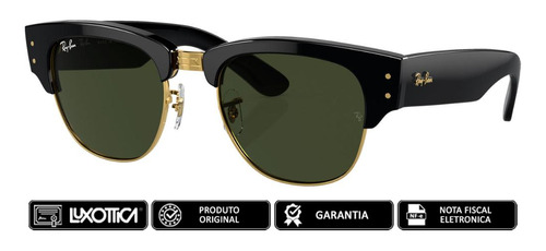 Oculos Ray-ban Original Mega Clubmaster Rb0316s 901/31 53-21