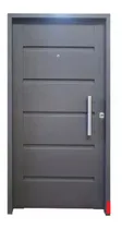 Comprar Puerta Doble Chapa Inyectada 0.80 X 2.00 Barral Y Cerradura Color Antioxido Gris Grafito