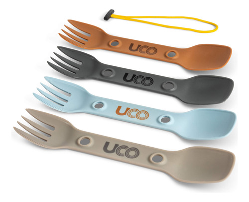 Uco Utility Spork 3 En 1 Combo Cuchara, Tenedor, Cuchillo, U