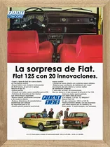 Comprar Fiat 125 Cuadros Posters Carteles Publicidades   K238
