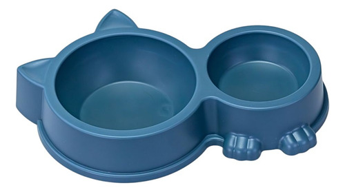 Comedouro E Bebedouro Pote De Ração Duplo Plástico Gato Fofo