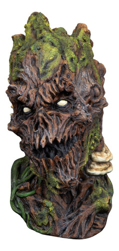 Máscara De Monstruo Verde Wood Monster Disfraz Halloween Color Verde Oscuro