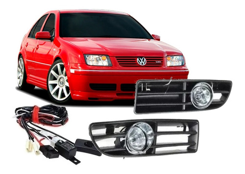 Faros Niebla Jetta A4 1999 A 2007 Kit Instalacion Completo