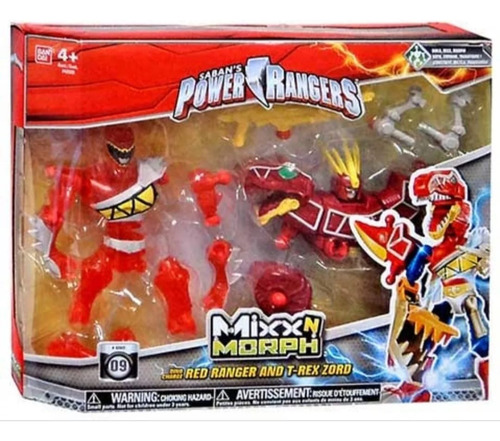 Power Rangers Dino Charge Red D Colección Unico (Usado)